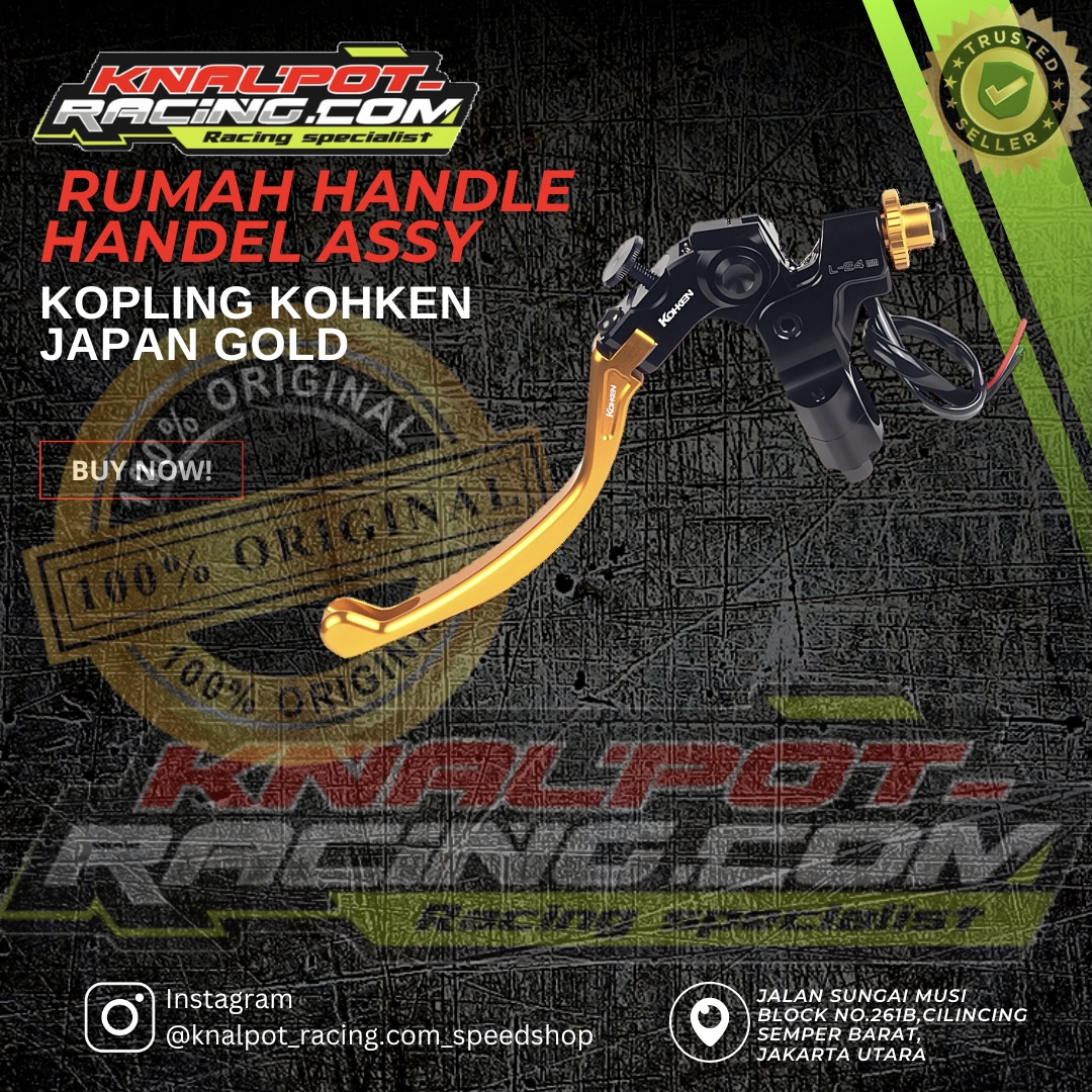 RUMAH HANDLE HANDEL ASSY KOPLING KOHKEN JAPAN GOLD